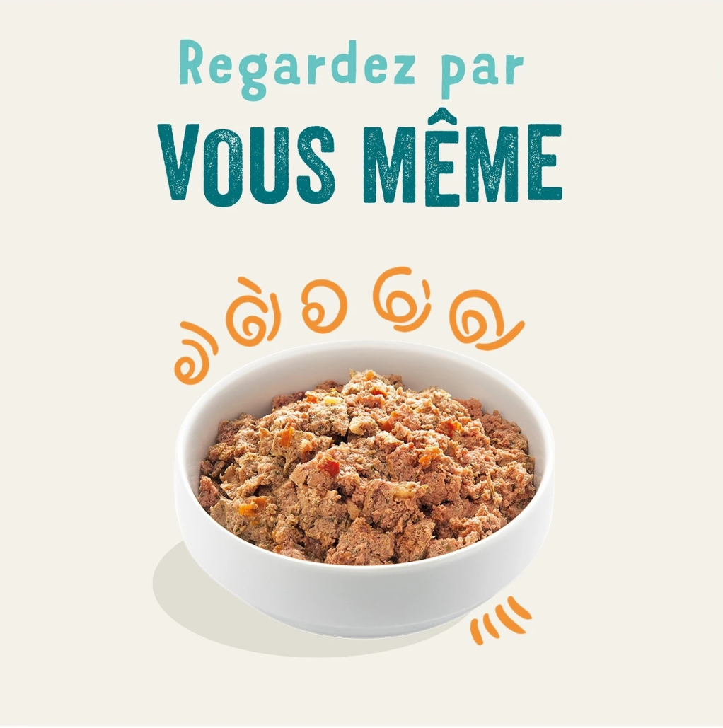 Edgard & Cooper Pâté Sans Céréales Poulet & Dinde Pour Chiens Adultes - 9*100 g