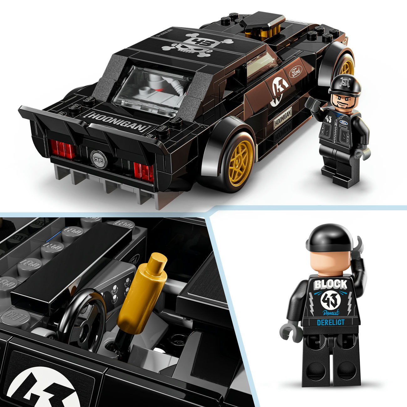 LEGO Speed Champions 77262 La Ford Mustang Hoonicorn V1 de 1965 de Ken Block