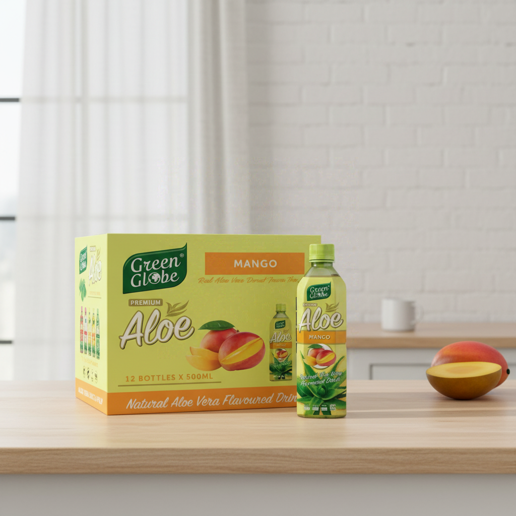 OKF Boisson à l’aloe vera saveur mangue - 20 x 500 ml