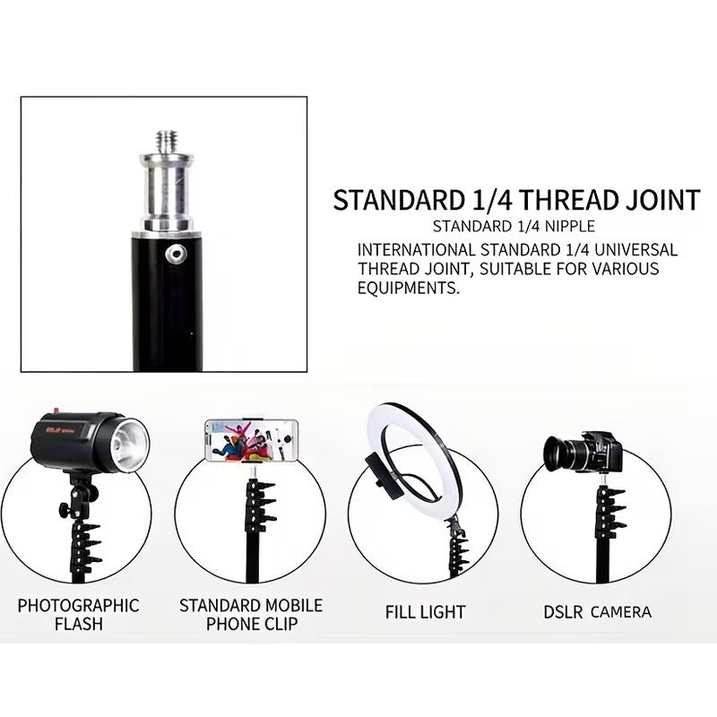 Support de Projecteur 1,6 m Trépied Pliable à l'Envers en Métal avec Support de Téléphone Mobile Intégré, Support de Sol Réglable Multifonctionnel Compatible avec Projecteur