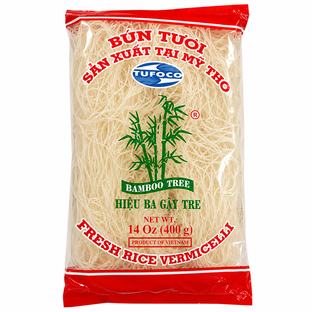 Bamboo Tree Nouilles de riz épaisses - 8 x 50 g