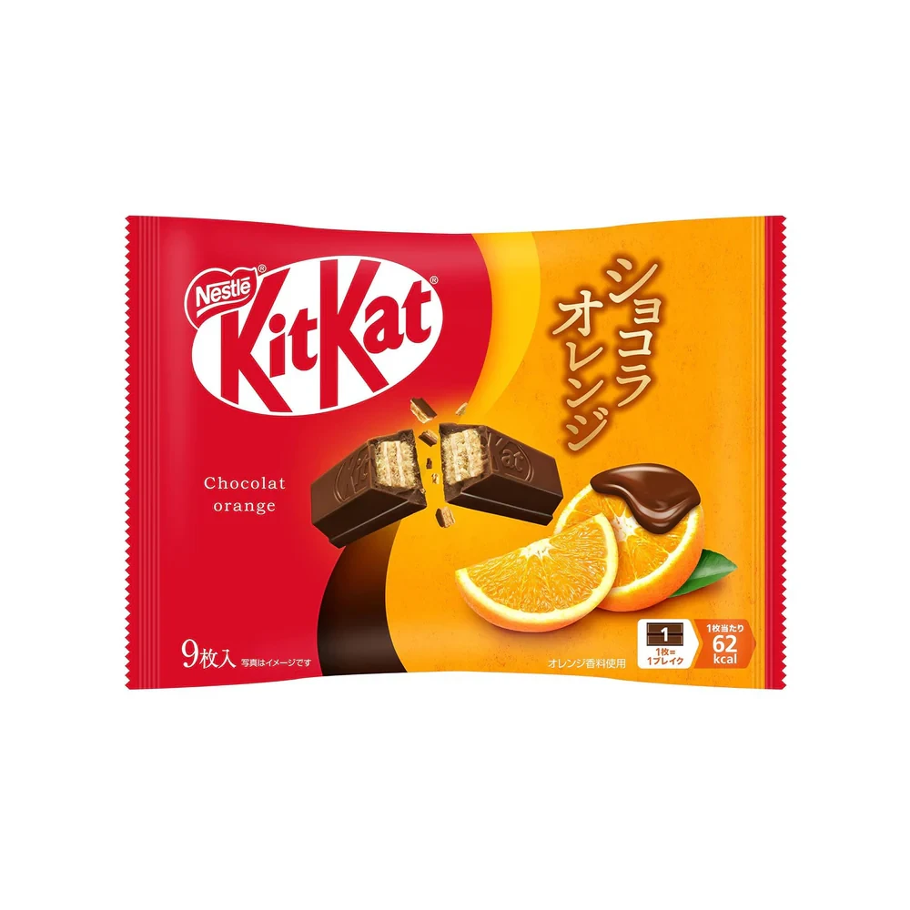 KitKat Biscuits au chocolat et orange, 9 pièces