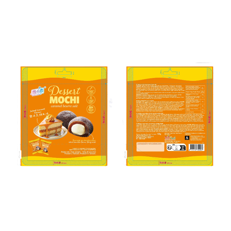 YUKI & LOVE Mochi saveur caramel beurre salé et chocolat blanc - 120 g