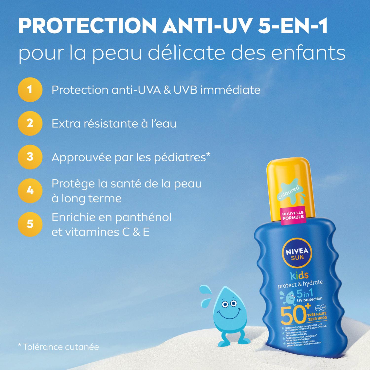 Nivea Sun Kids Spray solaire hydratant SPF 50+ - 200 ml