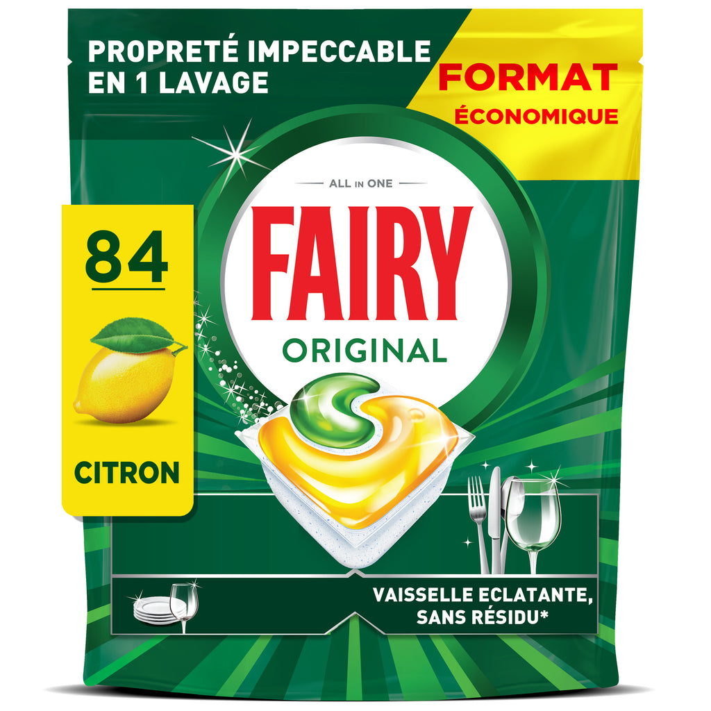 Fairy Original Capsules lave-vaisselle Citron X84