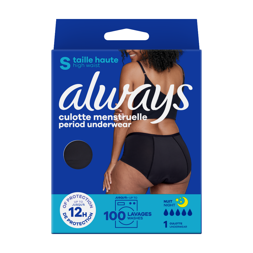 Always - Culotte Menstruelle Taille Haute - S - 38-40 - 1 Unité