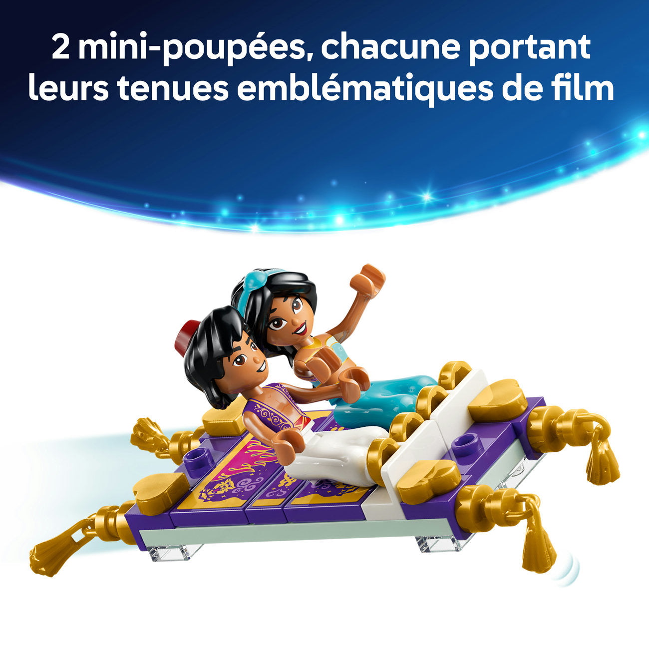 LEGO Disney Princess 43295 La boîte à bijoux de Jasmine