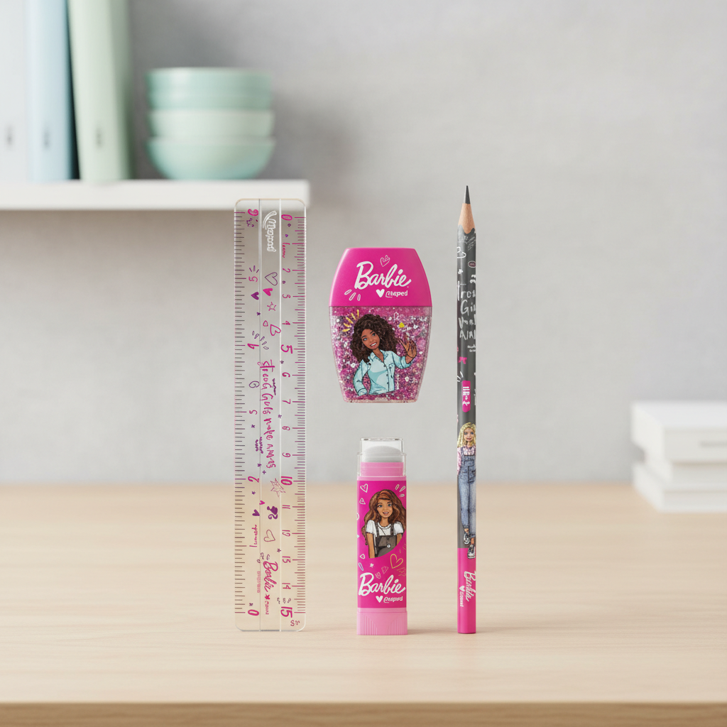 Maped Barbie Mini ensemble de papeterie