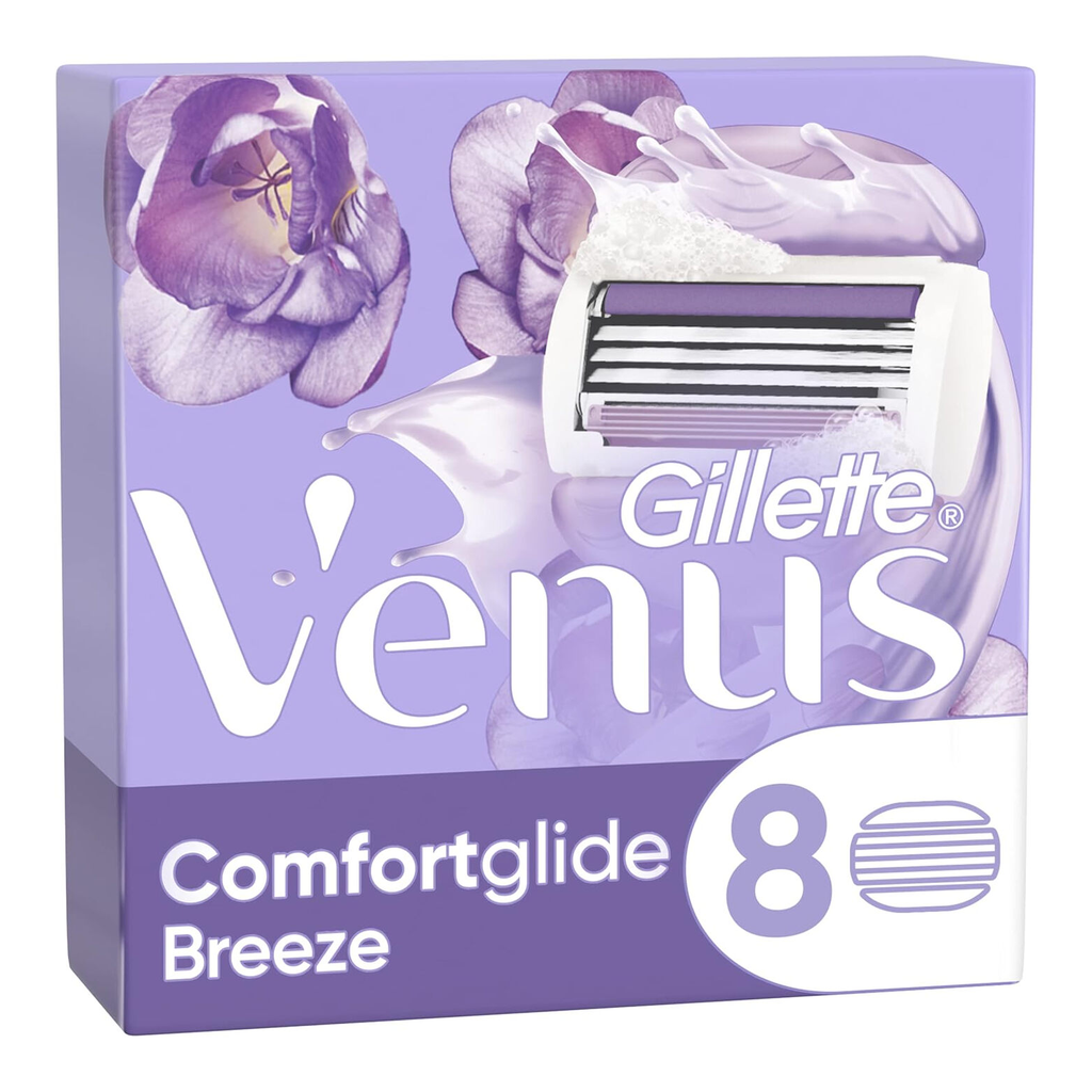 Gillette Venus Breeze Recharges de Lames de Rasoir Lot de 8