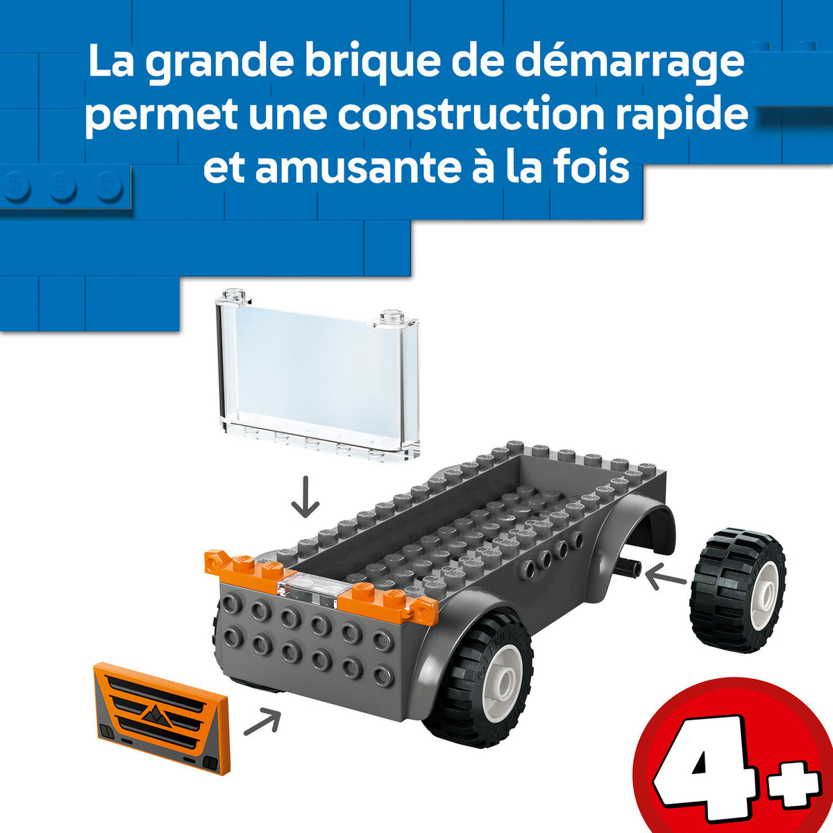 LEGO City 60491 Le transporteur de motos