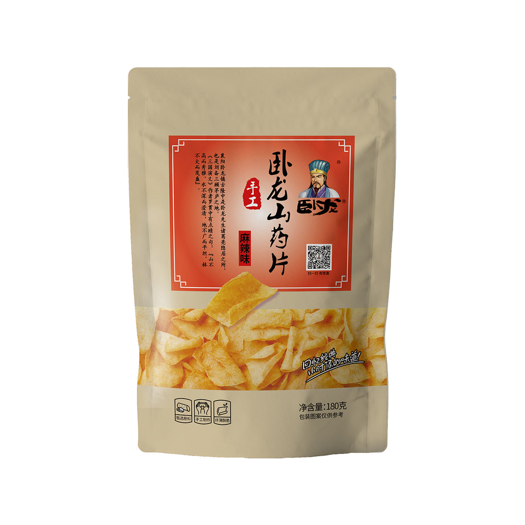 Wo Long Tranches d'Igname Saveur Épicée 180 g