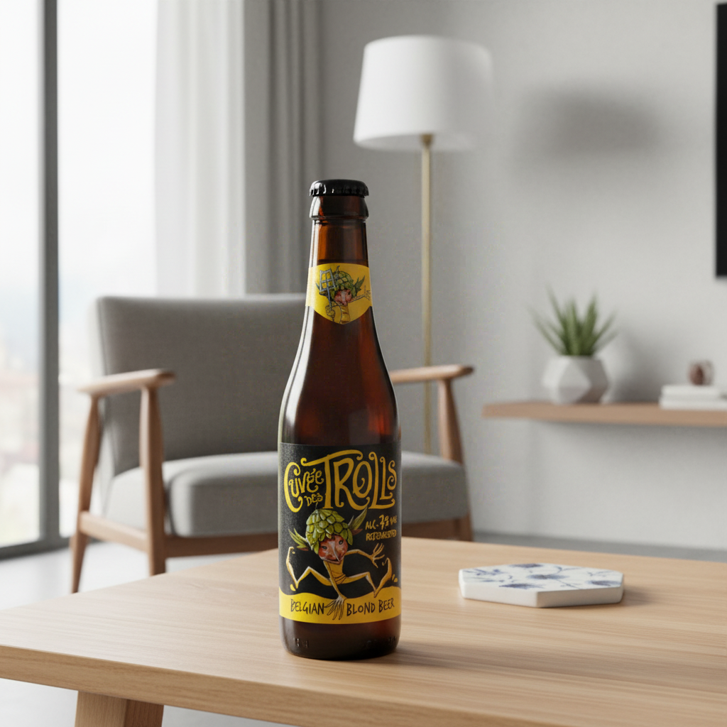 CUVÉE DES TROLLS Lager blonde, 7 % alc./vol., 33 cl