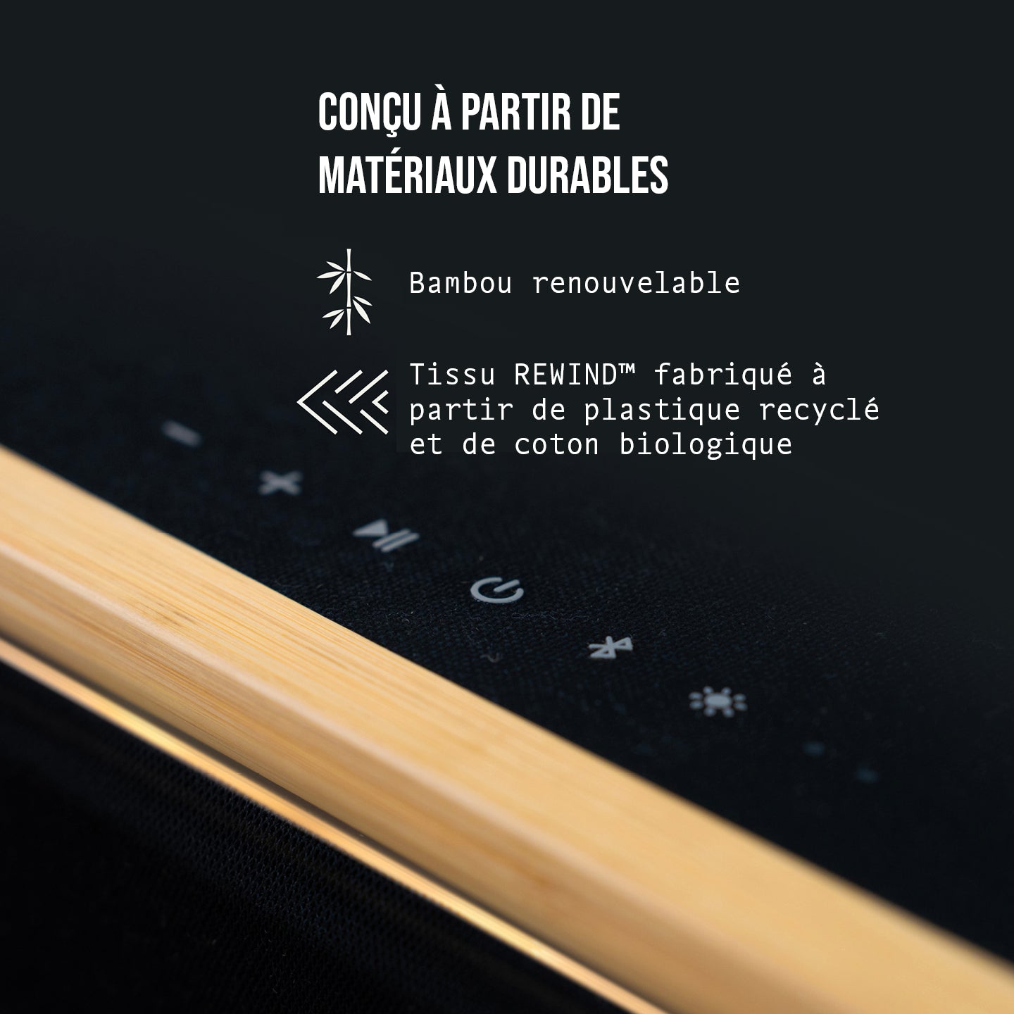 House of Marley Get Together 3 Enceinte Bluetooth portable compatible iPhone iPad Samsung & autres - Noir