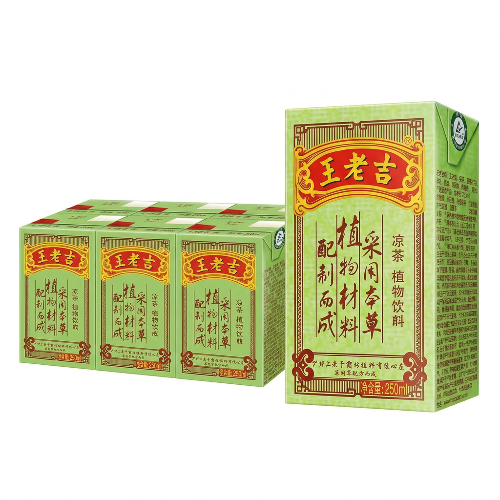 Wang Lao Ji Thé aux herbes - 6 x 250 ml