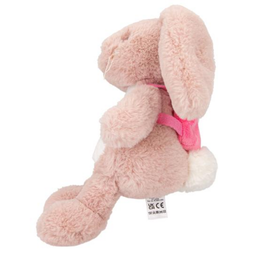 Princess Mimi Lapin en peluche Nelly avec sac à dos 19 cm