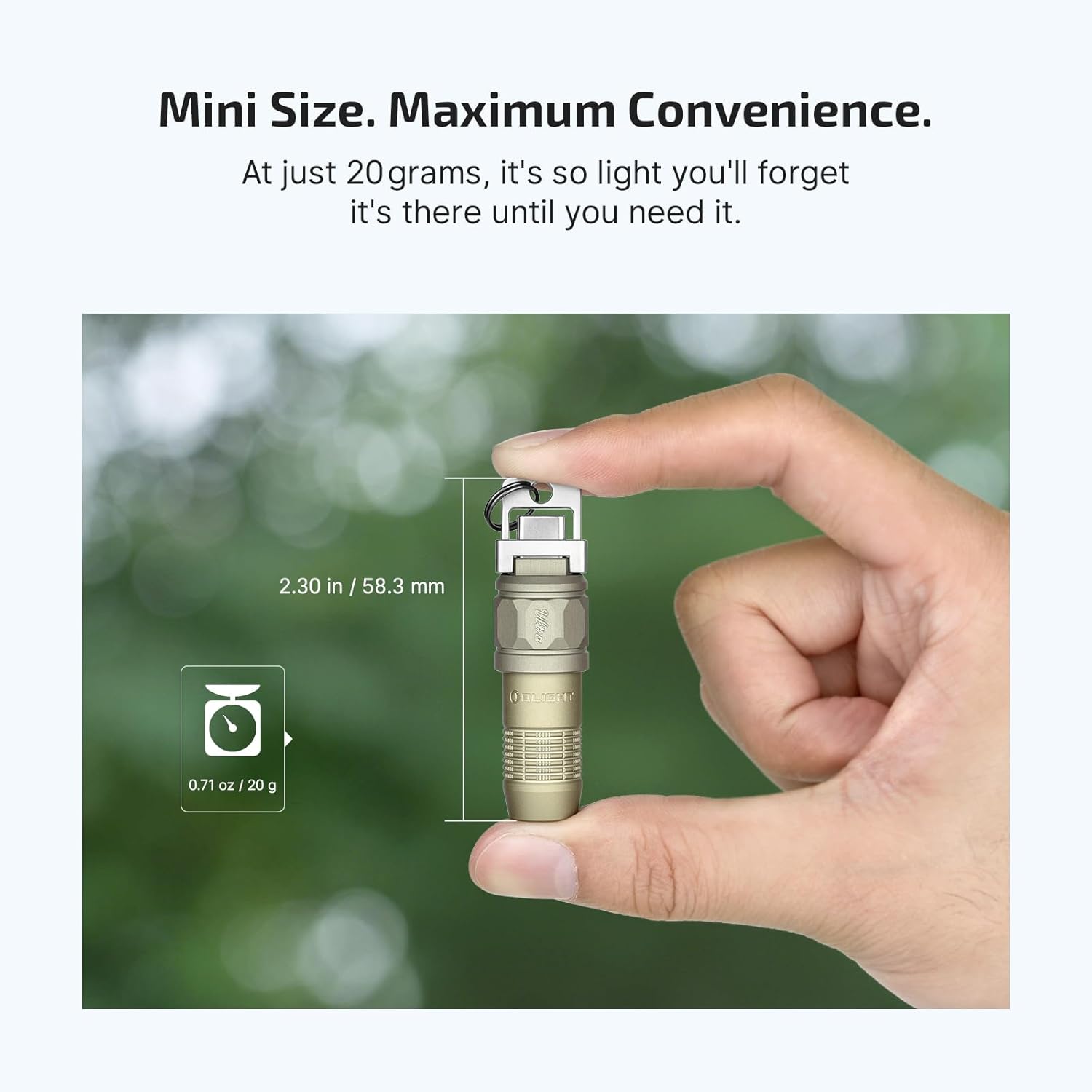 Olight iUltra OAL Lampe de poche porte-clés