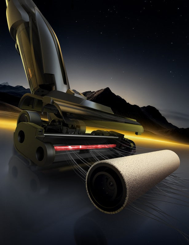 Deerma VX100 Ultra S Aspirateur laveur, lavage de la brosse à 70 °C + séchage à 100 °C, puissance d'aspiration de 22 kPa, nettoyage en position horizontale à plat à 180°