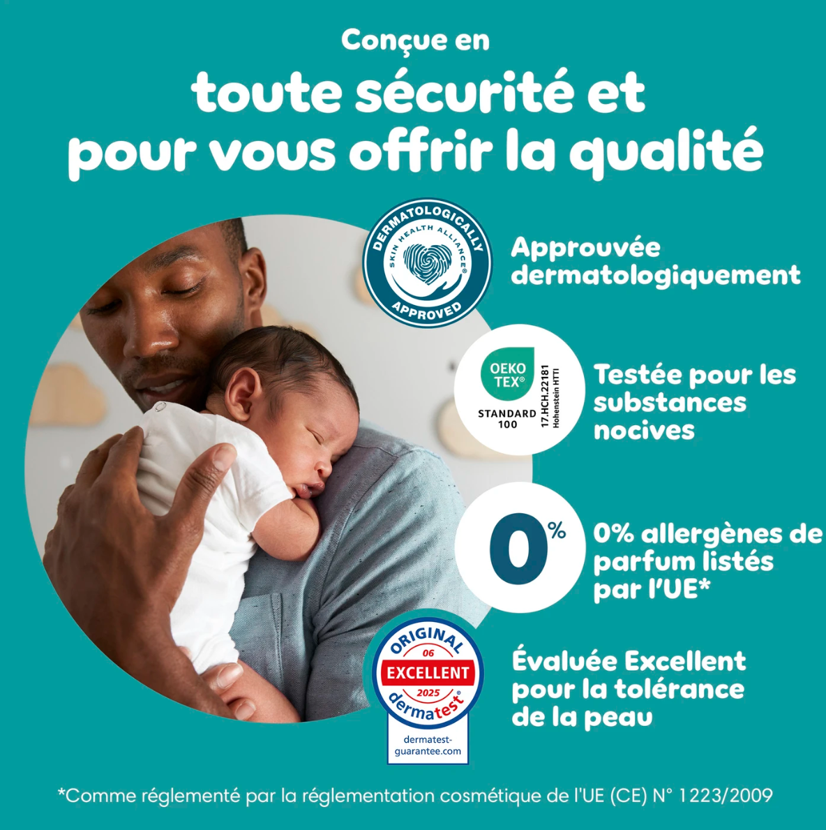 Pampers Baby-Dry Culottes, Taille 6, 80 Culottes de Change, 13-19 kg, Protection Anti-fuites 360° Jour et Nuit