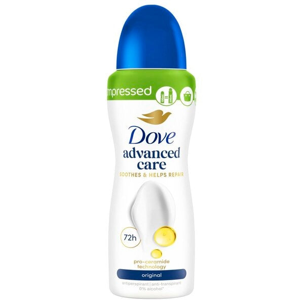 DOVE Advanced Care Original Déodorant Anti-Transpirant Spray 100 ml