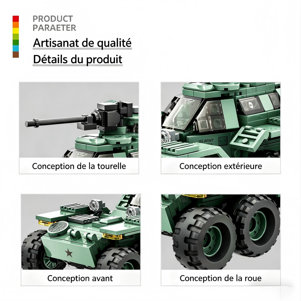 WANGE Véhicule blindé de reconnaissance articulé à haute mobilité