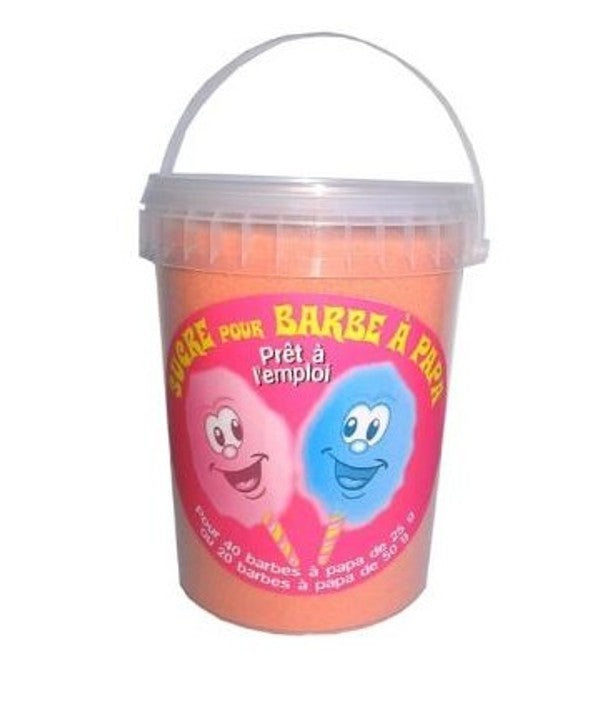 Sucre barbe à papa rose - 1 kg