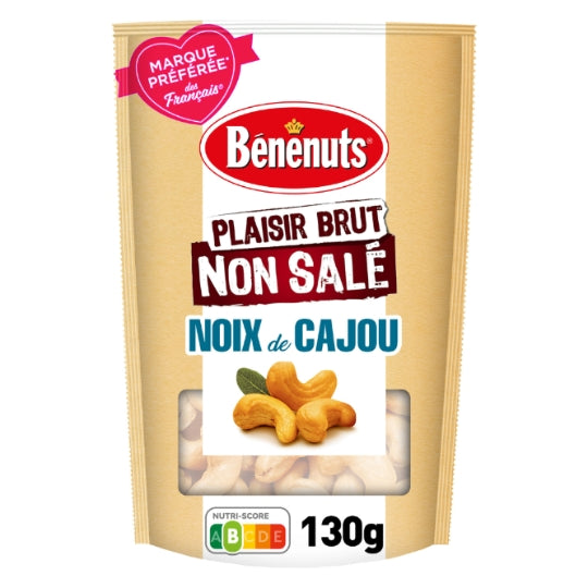 BENENUTS noix cajou sans sel 130g