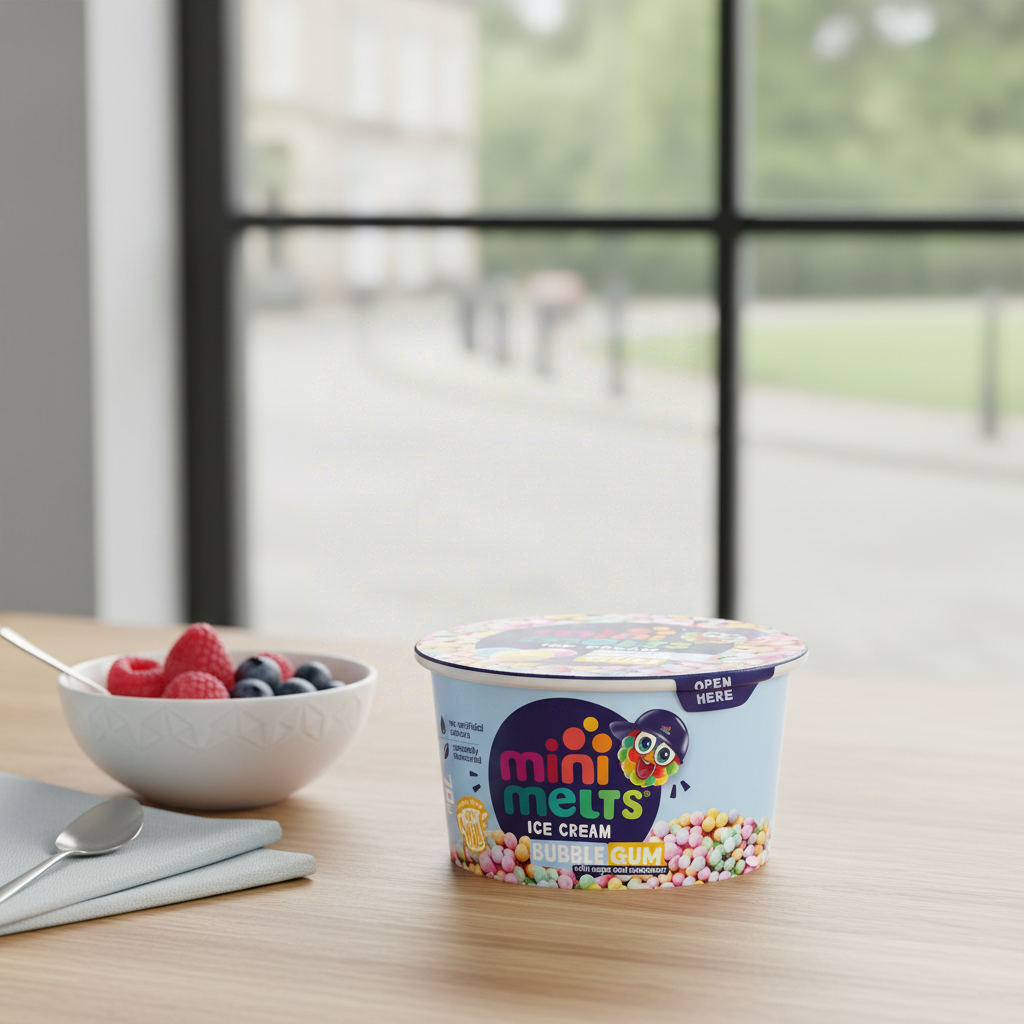 MINI MELTS Crème glacée Saveur Chewing-gum 70 g