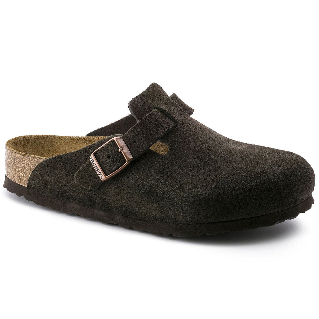 Birkenstock Boston Cuir d'agneau (Regular) Mocca