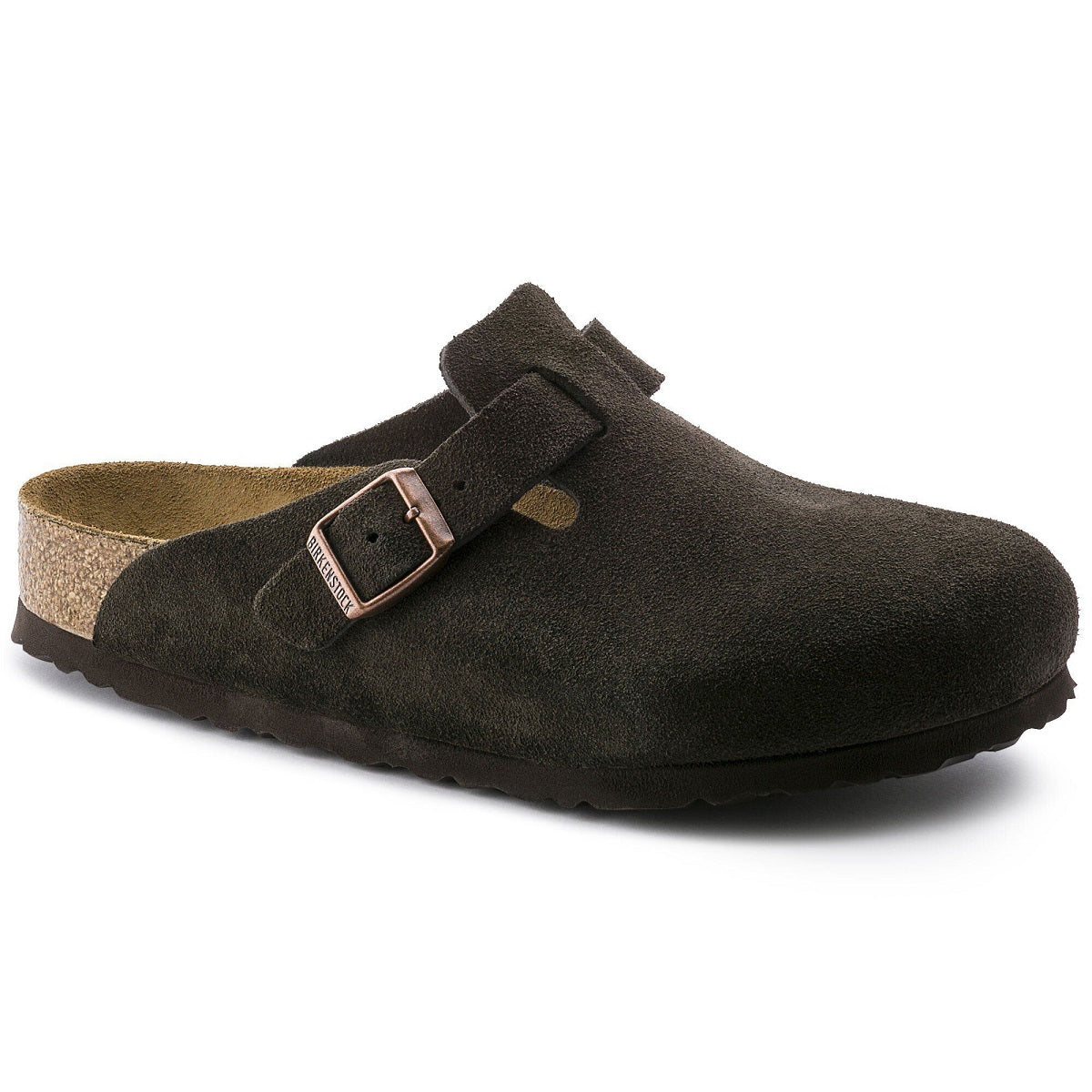 Birkenstock Boston Cuir d'agneau (Regular) Mocca
