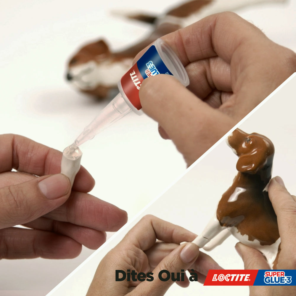 Loctite - Super Glue-3 Précision (flacon de 5 g) – Colle forte pour réparations précises – liquide tous matériaux – transparente à séchage rapide