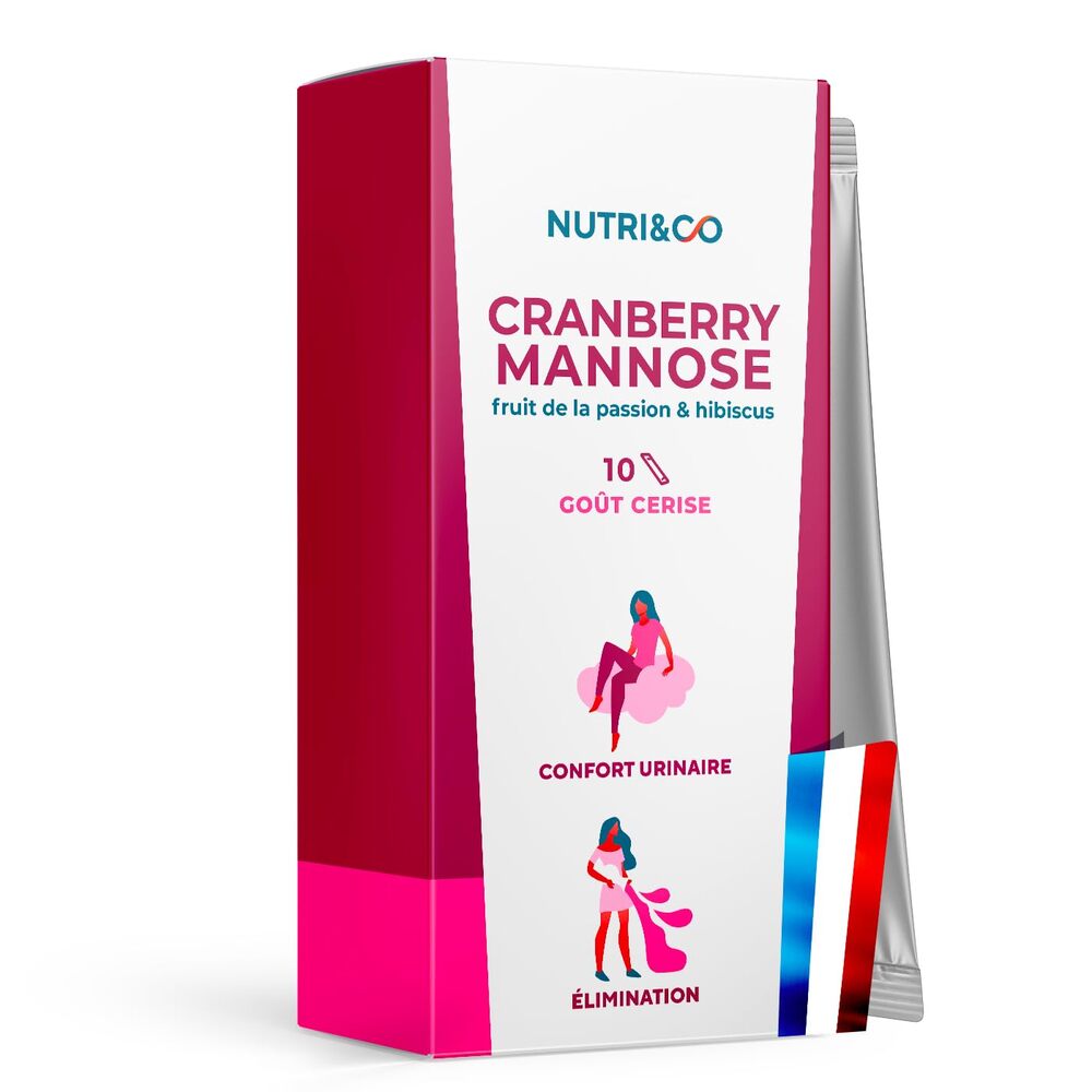 Nutri&Co Cranberry Mannose - 10 bâtonnets