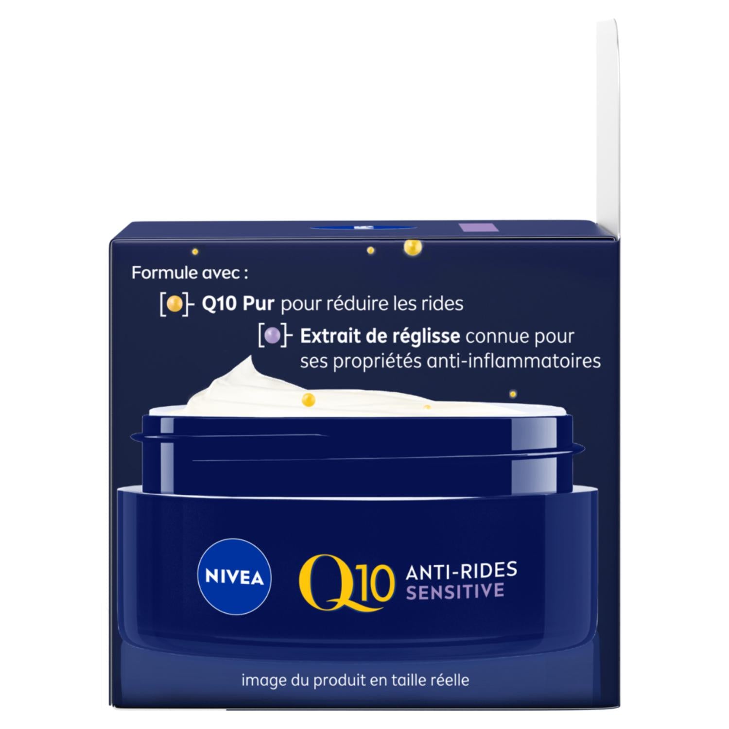 NIVEA Q10 Crème Anti-Rides Sensitive Soin Nuit visage 50 ml