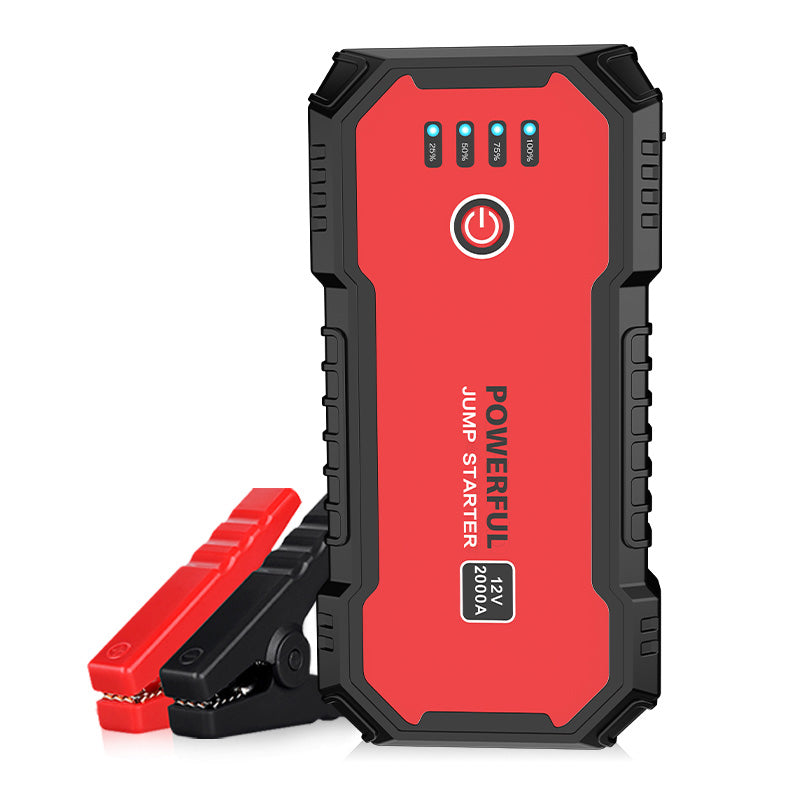 Porbi S901 Démarreur de Voiture 1500A de Pointe, Bloc d'Alimentation Portable, Booster de Batterie 14000mAh pour Véhicules Essence et Diesel 12V, SUV, Camionnette & Moto
