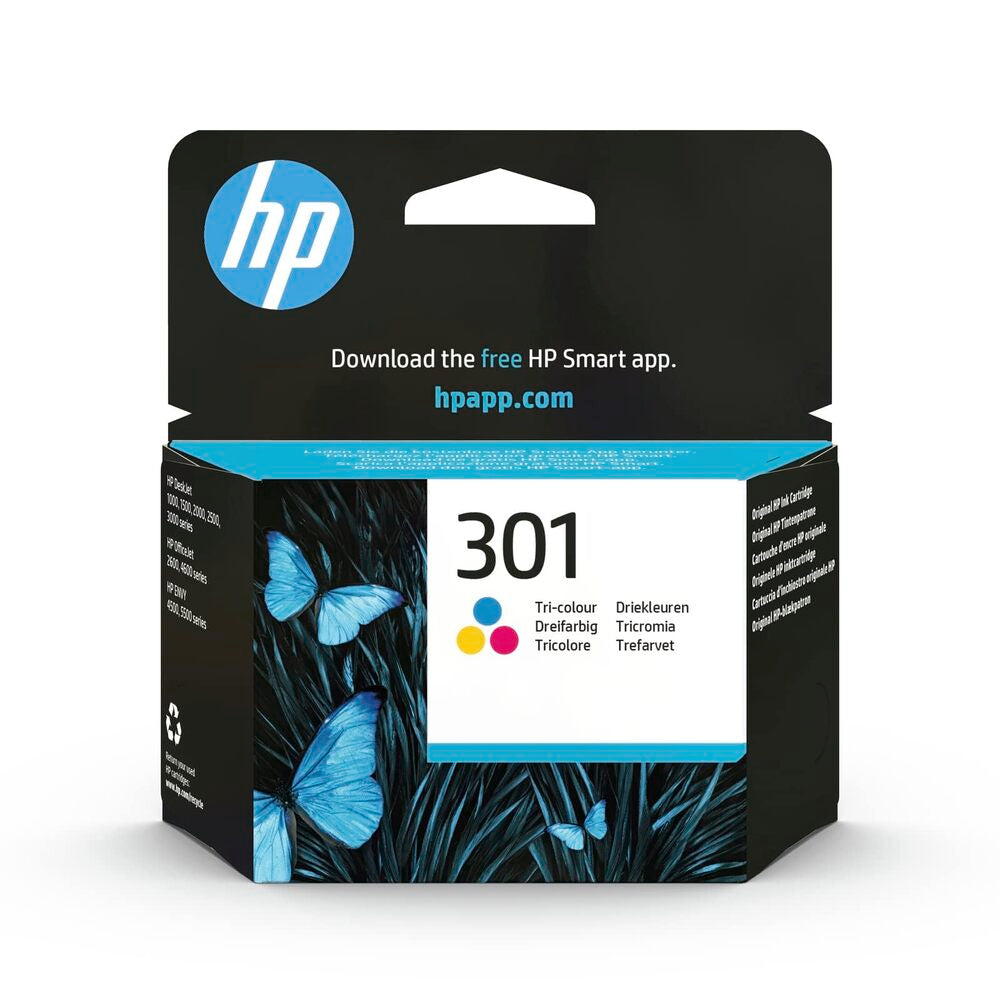 HP Cartouche d'encre d'origine 301 Tri-colour CH562EE#UUS