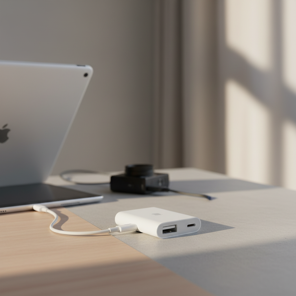 Apple adaptateur Lightning vers USB 3.0 pour appareil photo, blanc