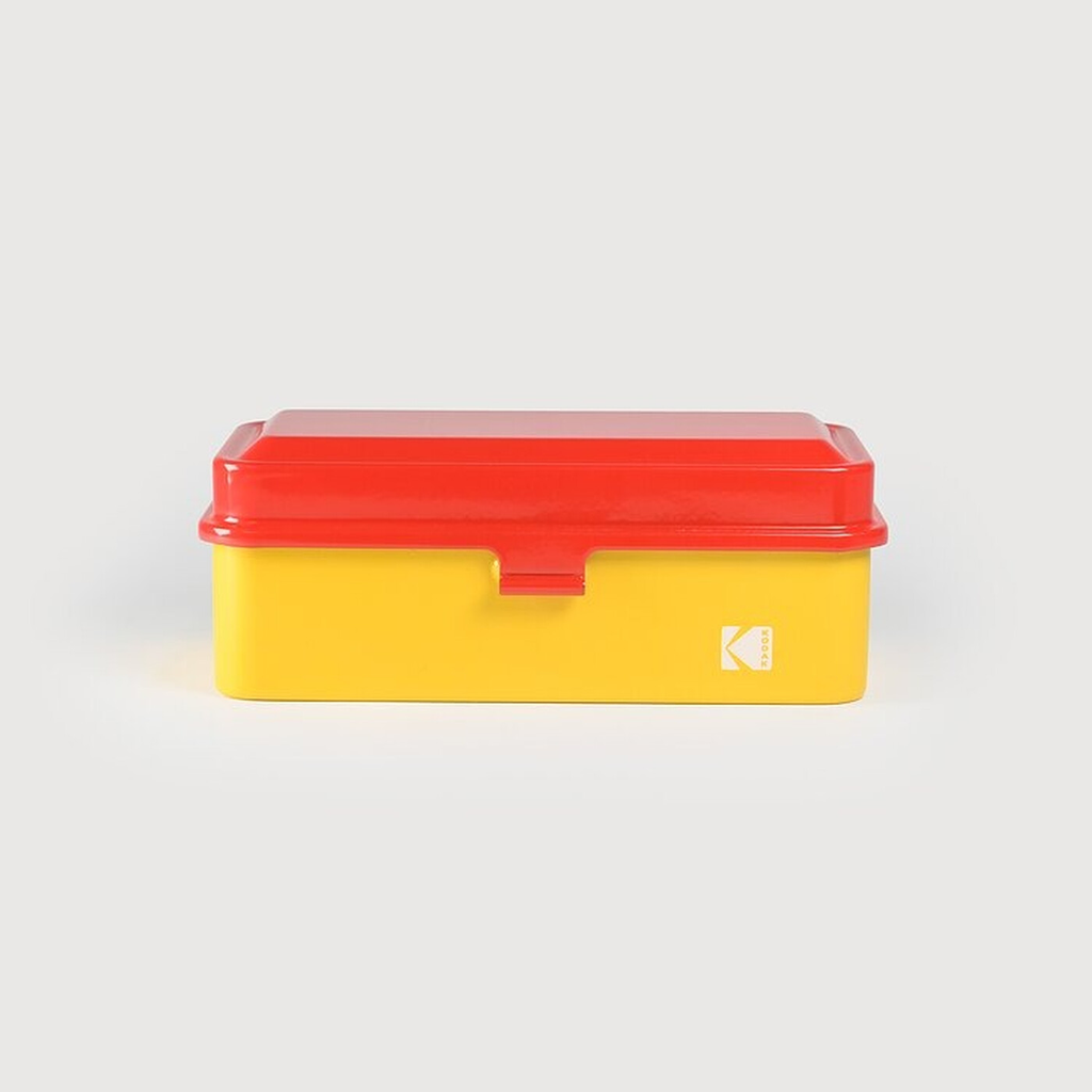 Kodak Boîte de rangement en métal pour film 120/135 mm Rouge