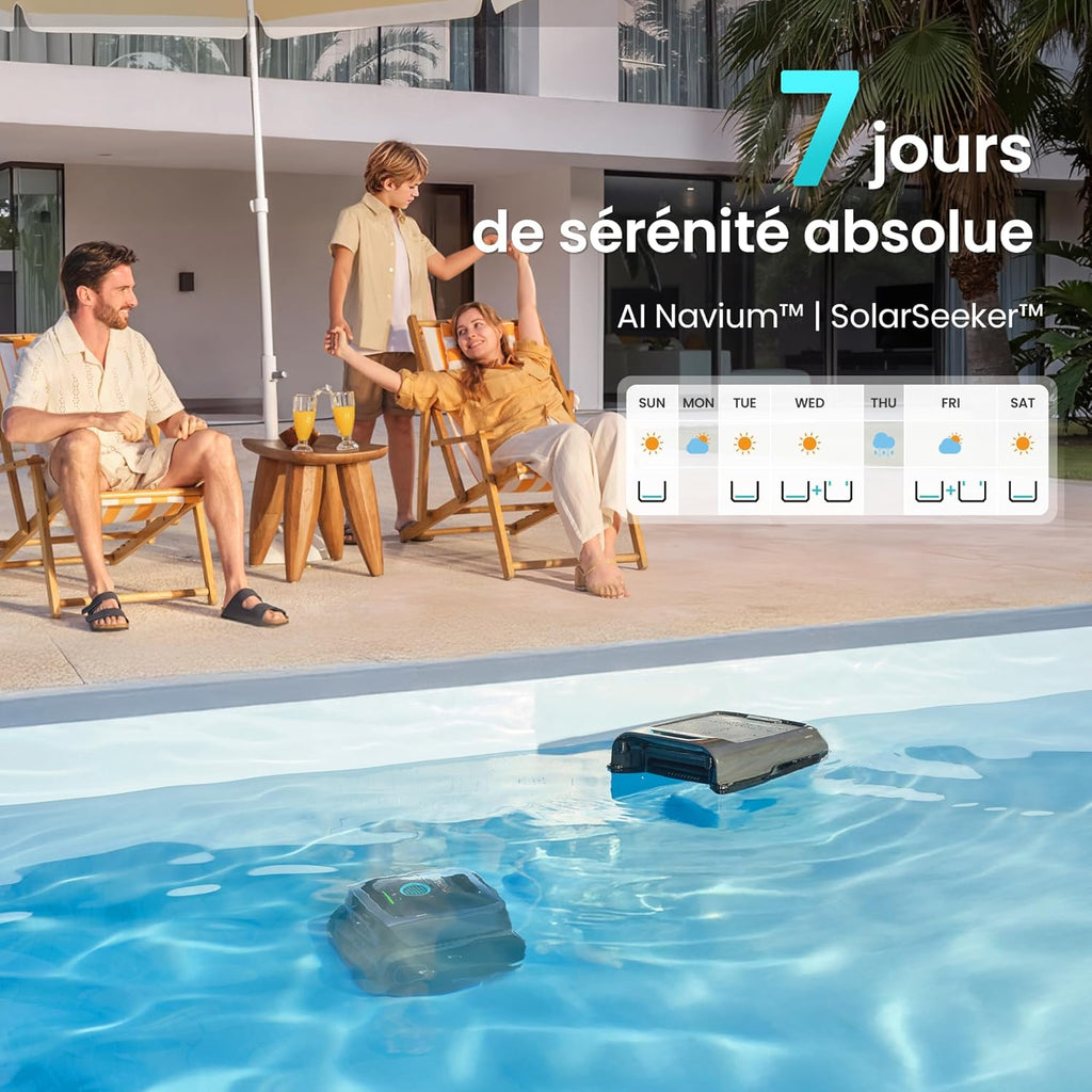 Aiper (Nouveau 2026) Experts Duo : Robot Piscine Scuba V3 & EcoSurfer S2, Nettoyage 360° du haut en bas, Entretien automatique 7 jours, Nettoyage 10x plus rapide avec AI Patrol, Entretien de l’eau