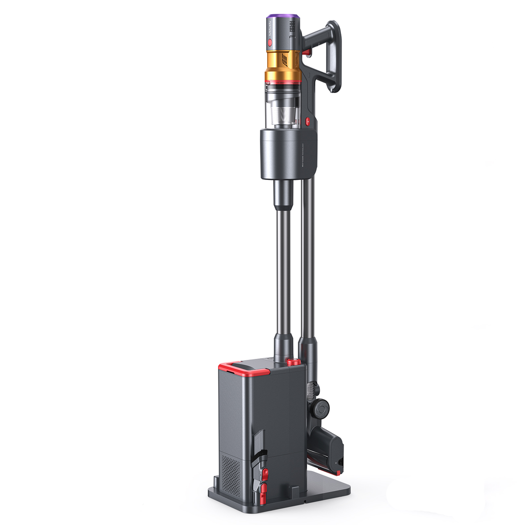 Lubluelu X1000 Aspirateur balai sans fil avec batterie et station de dépoussiérage à vidange automatique, 2,5 L - Or