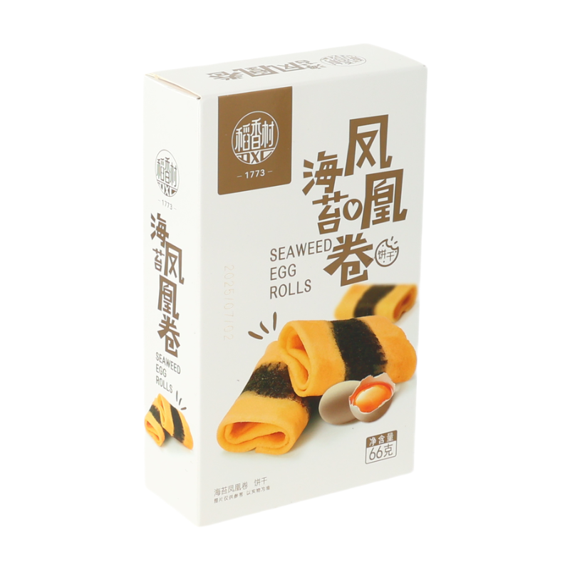 Dao Xiang Cun Rouleaux aux œufs et aux algues en boîte 66 g