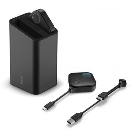 BenQ 5J.JRS28.E30 Kit de Boutons pour Système de Présentation Sans Fil, Noir, 3 Pièces