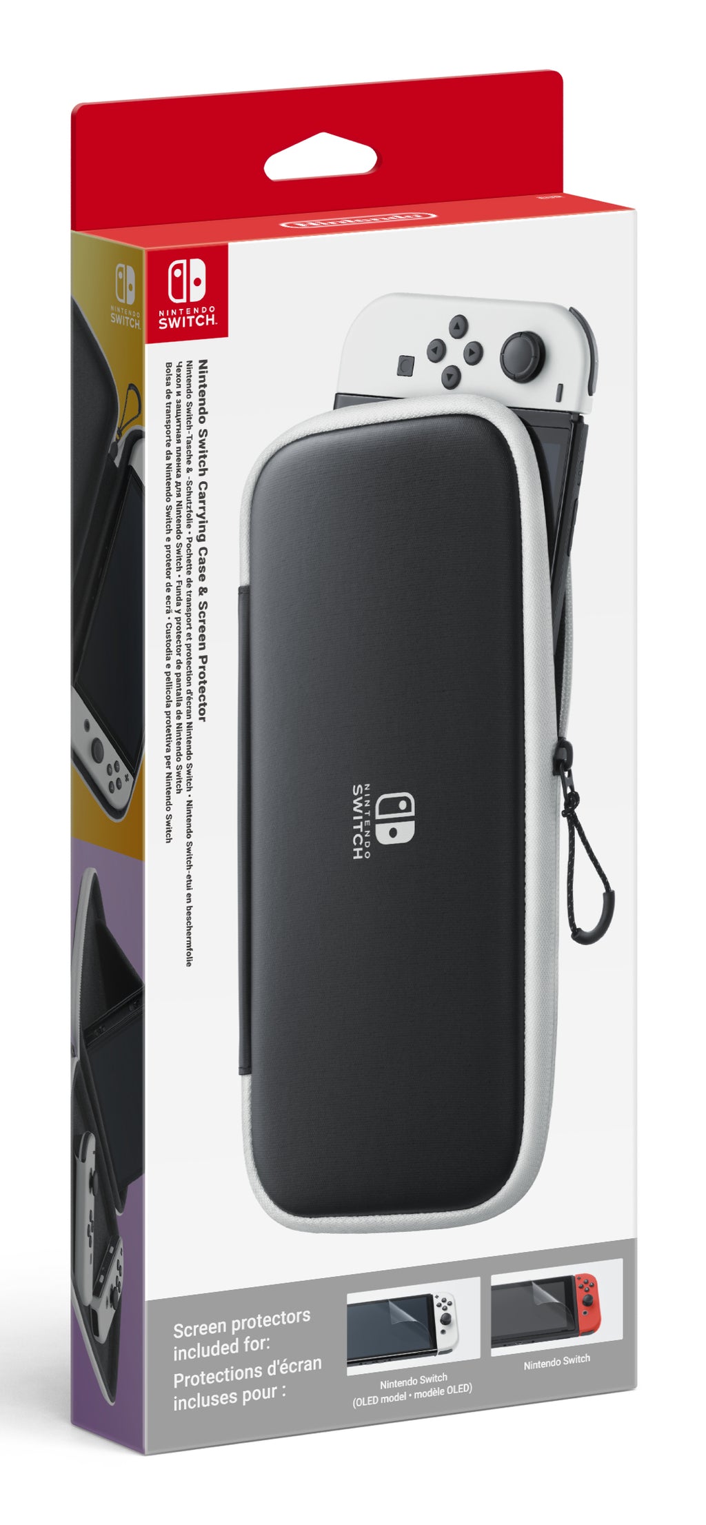 Nintendo Pochette de transport et protection d'écran Switch OLED