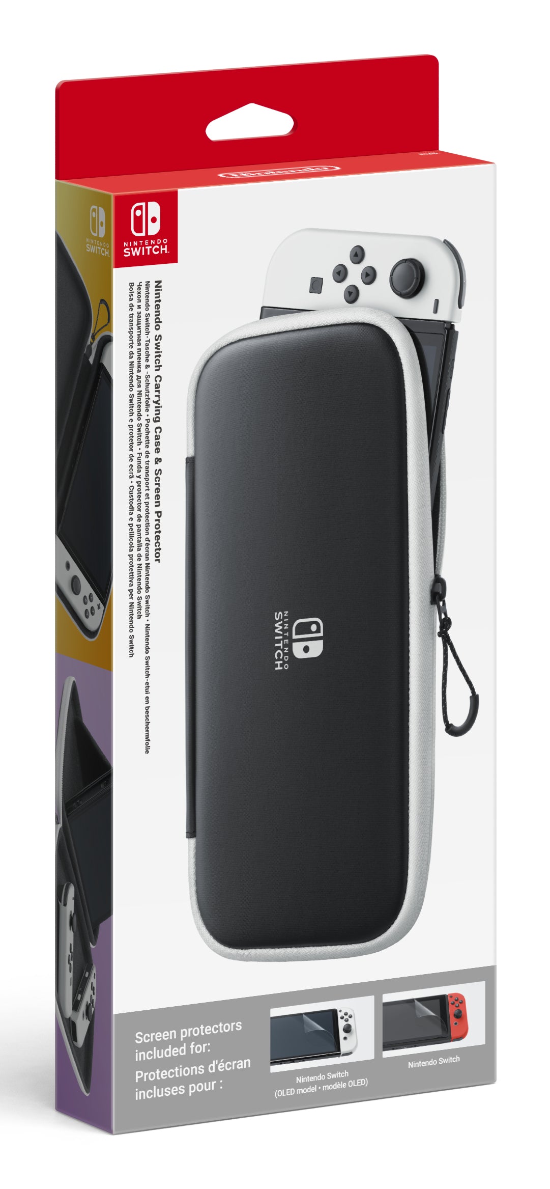 Nintendo Pochette de transport et protection d'écran Switch OLED