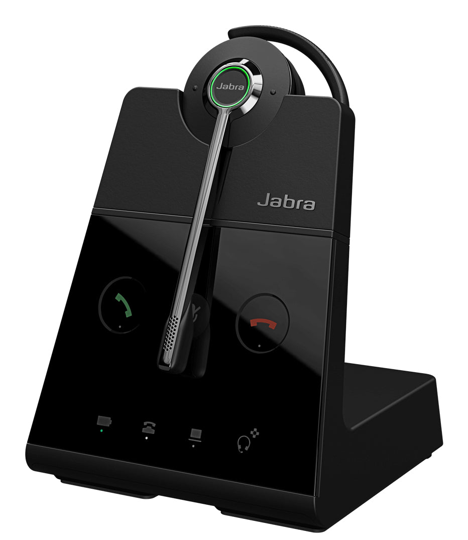 Jabra Engage 65 SE Casque Sans Fil pour Bureau et Centre d'Appels, USB Type-C, Noir