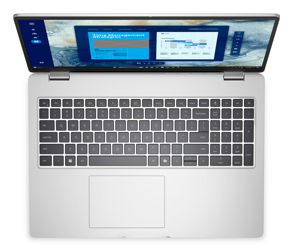 DELL Pro 16 PC16250 Intel Core Ultra 7 255U Ordinateur portable 40,6 cm (16") Full HD+ 16 Go DDR5-SDRAM 512 Go SSD Wi-Fi 6E (802.11ax) Windows 11 Pro Nordique Platine