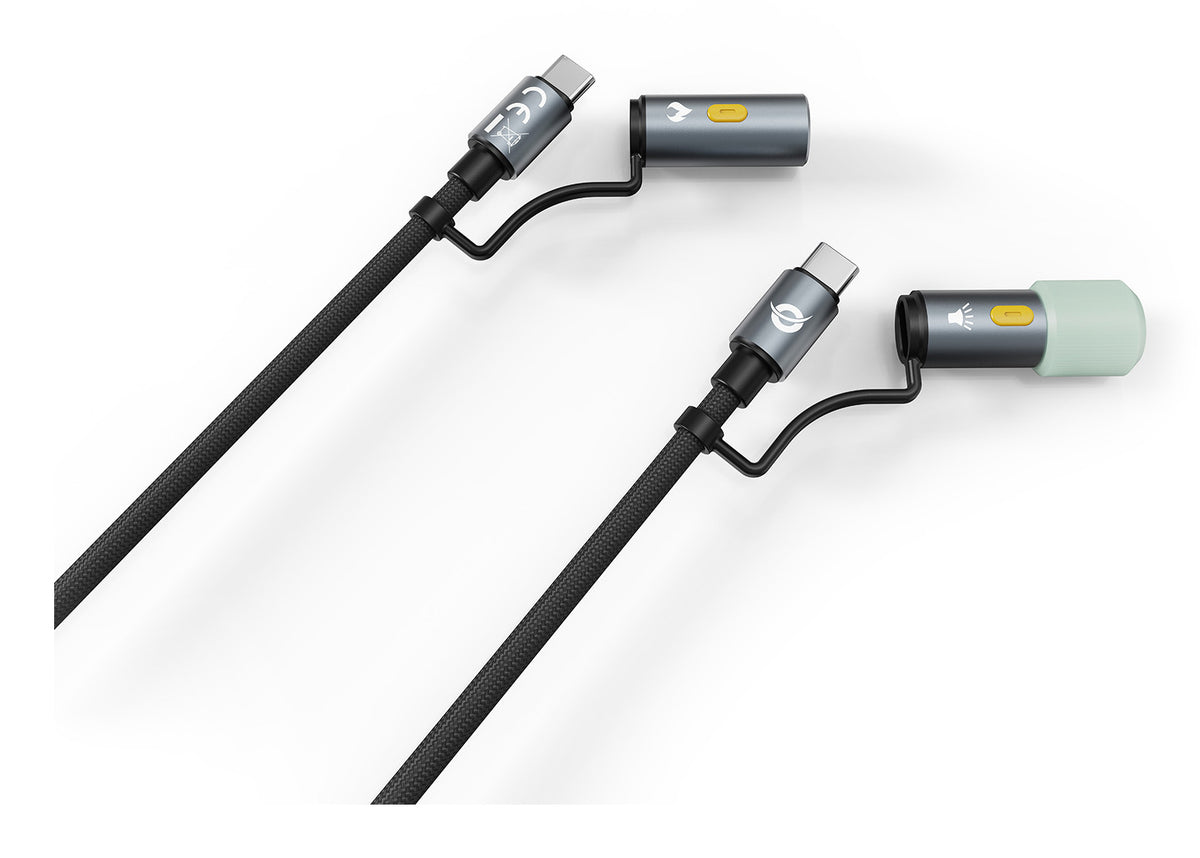 Conceptronic ETTA10B15 câble USB USB 2.0 1,5 m USB C 0,48 Gbit/s 60 W Noir