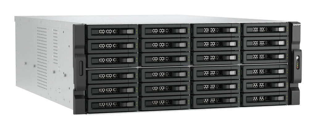 QNAP QNAP TL-R2400PES-RP Boîtier de disques de stockage Boîtier disque dur/SSD Noir, Gris 2.5/3.5"