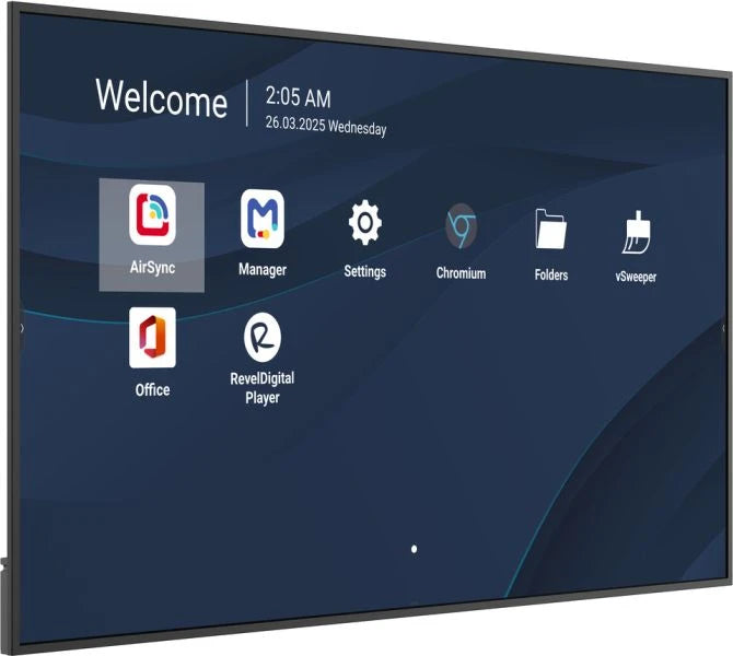 Viewsonic CDE8614-2C Écran d'affichage dynamique Écran plat de signalisation numérique 2,18 m (86") LCD Wifi 500 cd/m² 4