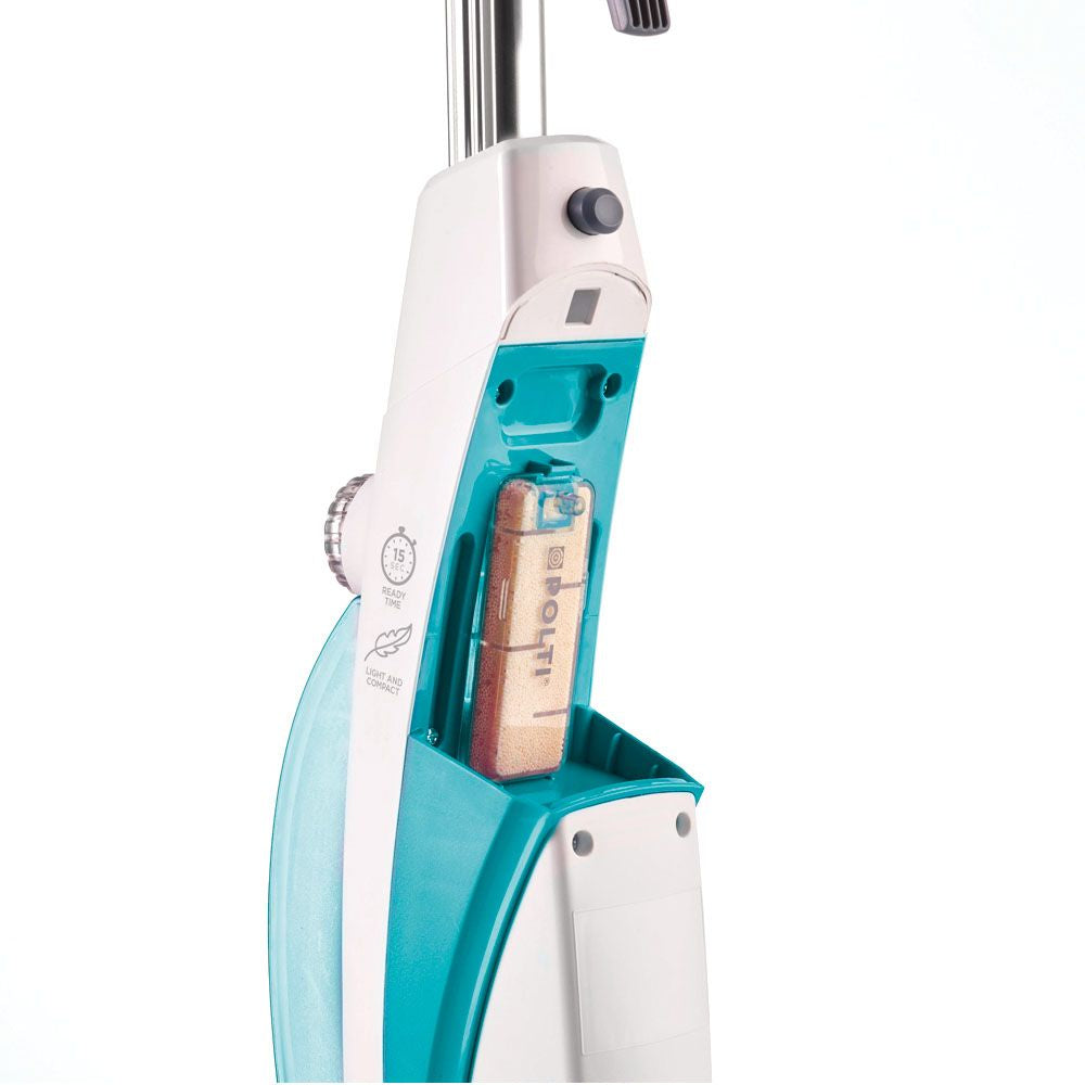 Polti Vaporetto SV450_Double Steam mop 0,3 L 1500 W Turquoise, Blanc