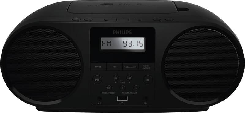 Philips TAZ5000/10 Lecteur CD Portable, Noir