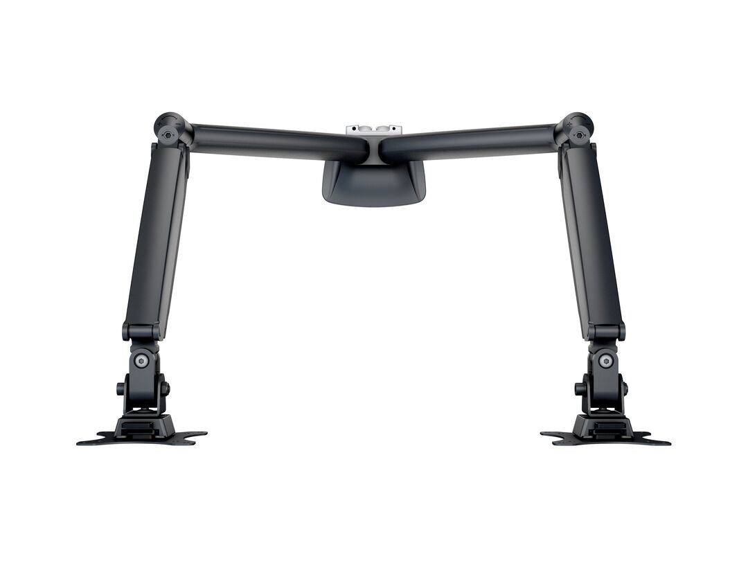 Multibrackets 3286 Support d'Écran Plat pour Bureau 15" à 27", Noir et Argent